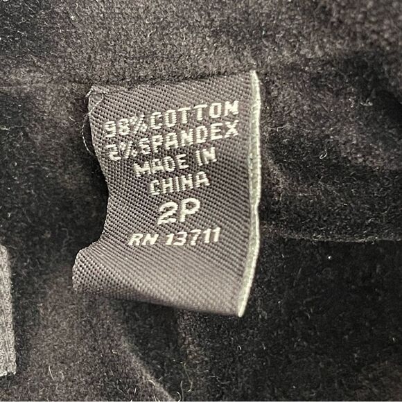 Valerie Stevens Petite size 2P velour black blazer - Picture 7 of 10